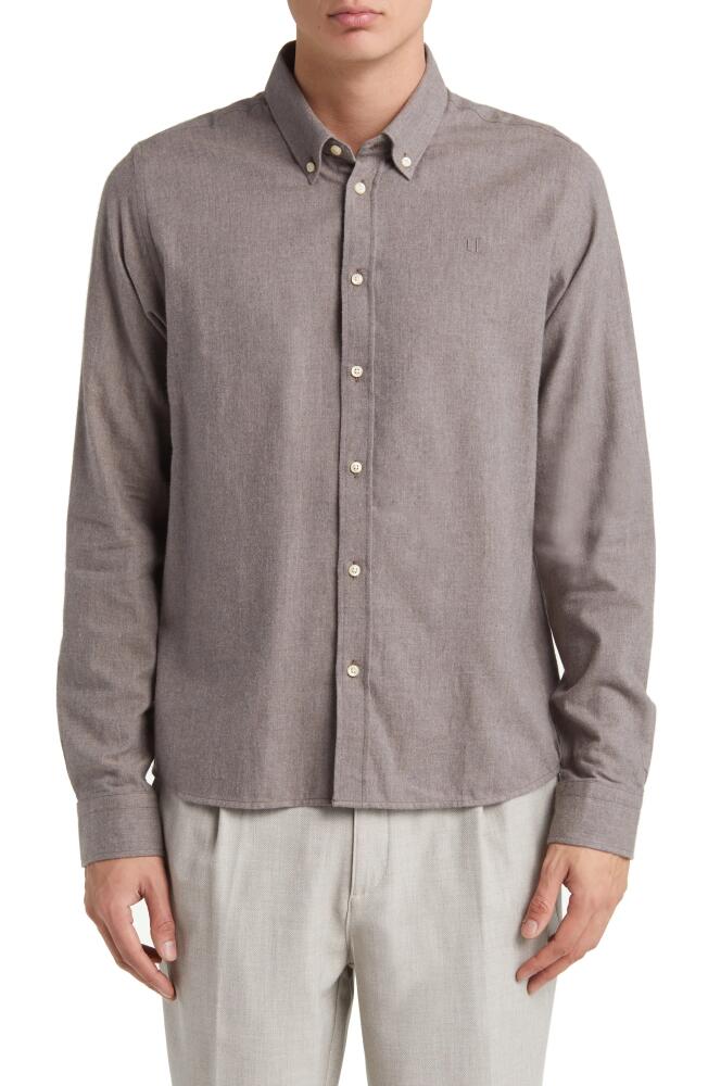 Les Deux Desert Button-Down Shirt in Mountain Grey Melange Cover