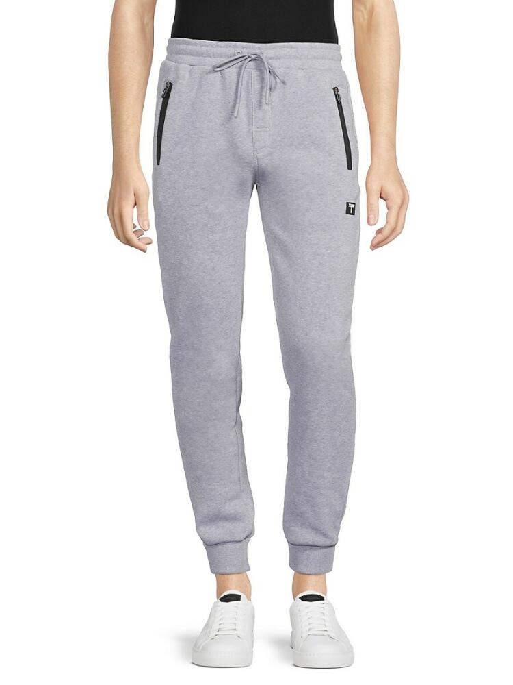 Tahari Men's Drawstring Joggers - Grey Cover