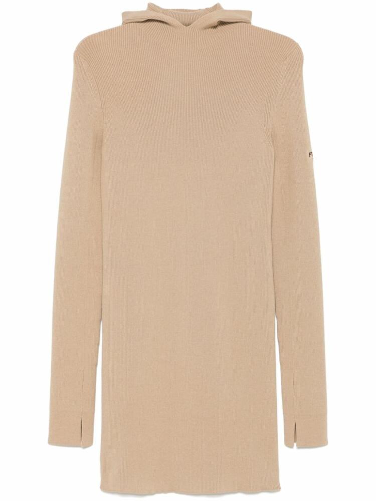 FENDI hooded mini dress - Brown Cover