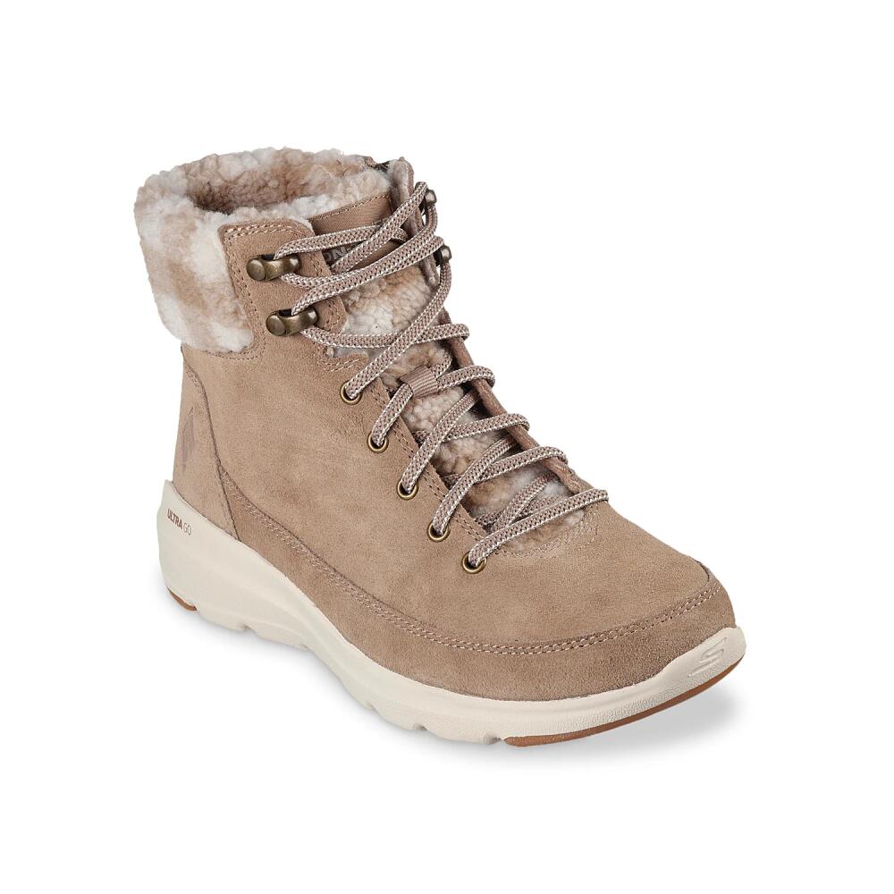 Skechers On the GO Glacial Ultra Timber Bootie | Women's | Taupe Cover