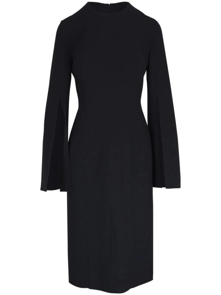 Michael Kors slit-sleeved wool dress - Black Cover