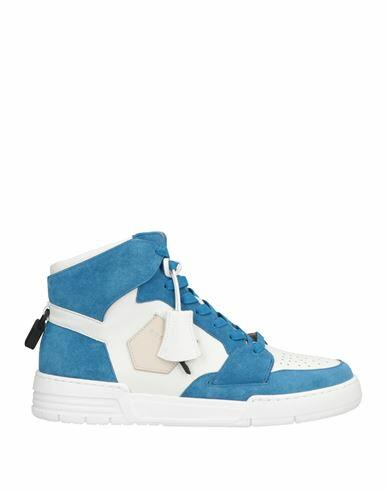 Buscemi Man Sneakers Blue Soft Leather Cover