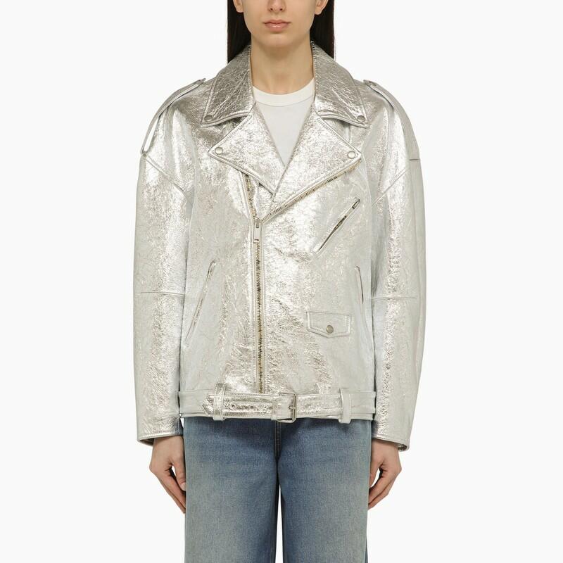 HALFBOY Silver leather jacket Cover