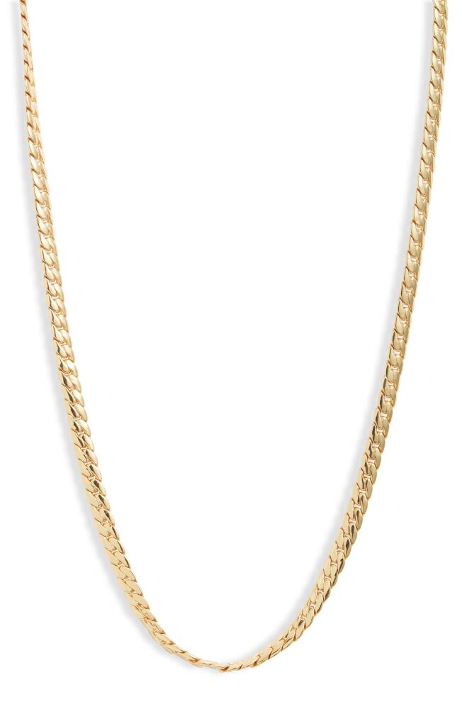 Jenny Bird Wallace Cuban Chain Necklace in High Polish Gold Cover