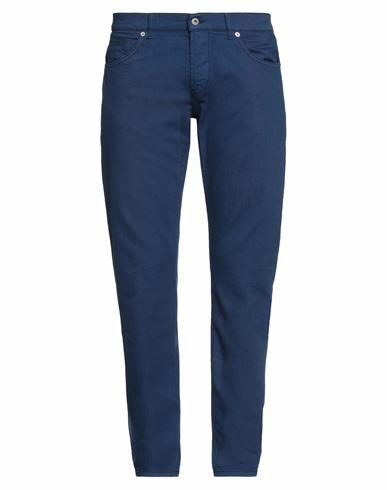 Dondup Man Jeans Bright blue Cotton, Elastane Cover