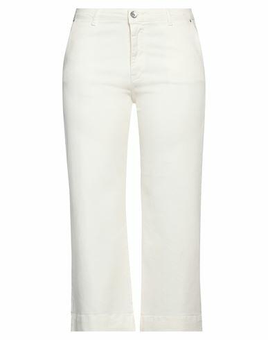 Take-two Woman Pants Cream Cotton, Elastane Cover