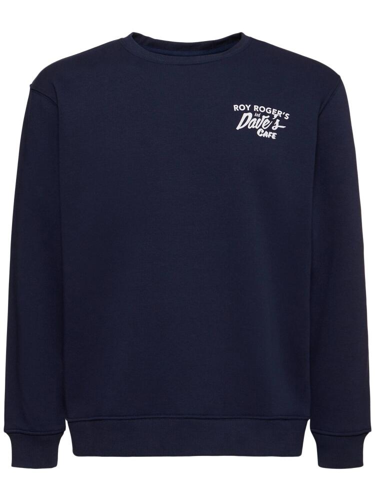 ROY ROGER'S Café Print Crewneck Sweater Cover