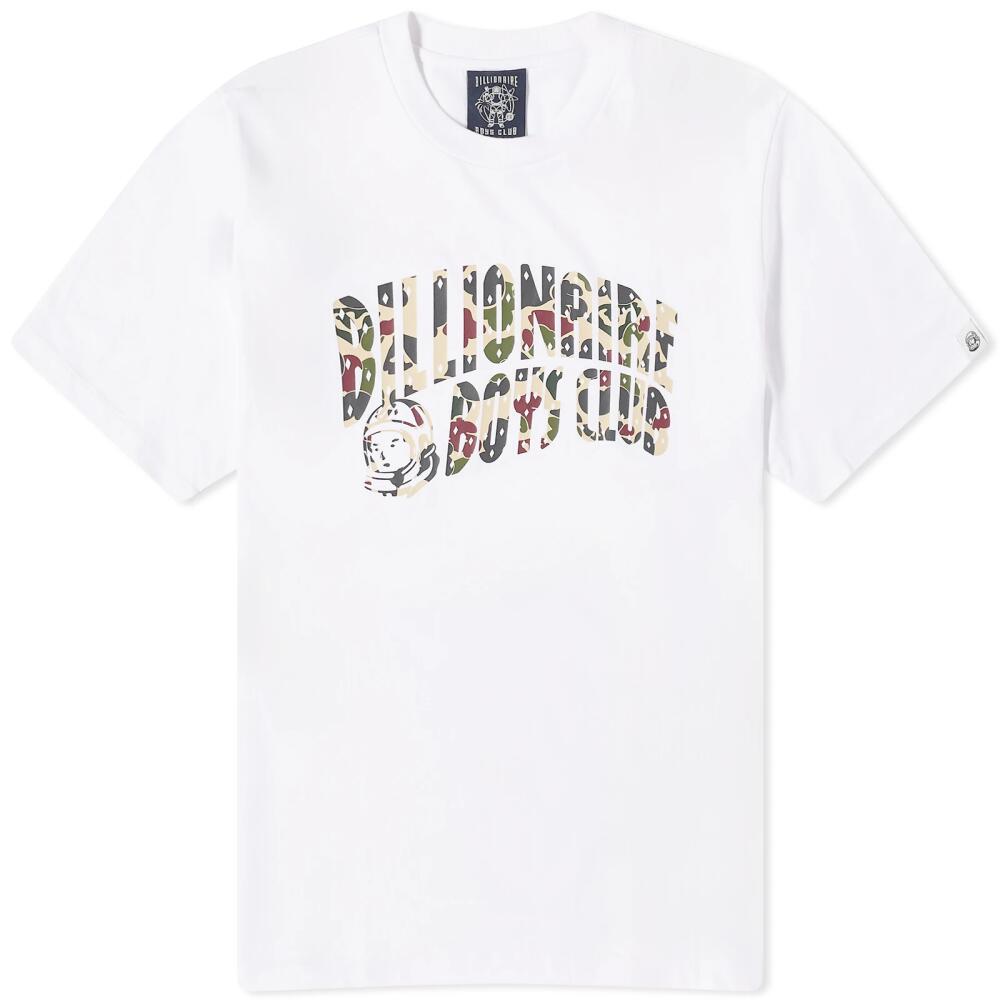 Billionaire Boys Club Men's Duck Camo Arch Logo T-Shirt in White Cover