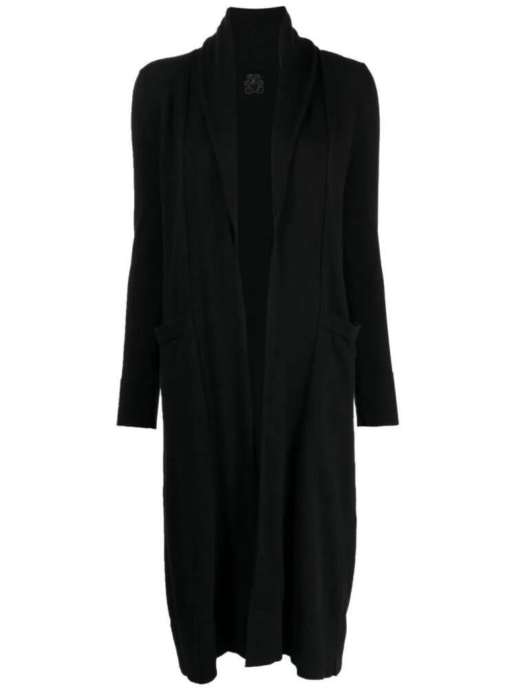 Teddy Cashmere Venzia open-front cashmere cardigan - Black Cover