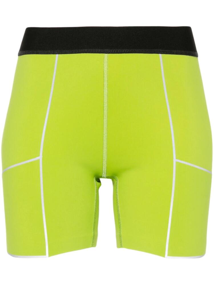 Coperni C+ Bike mini shorts - Green Cover