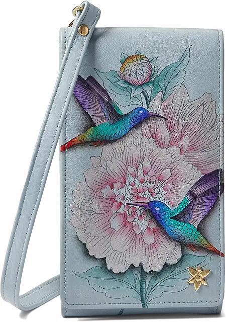 Anuschka Smartphone Crossbody - 1154 (Rainbow Birds) Handbags Cover