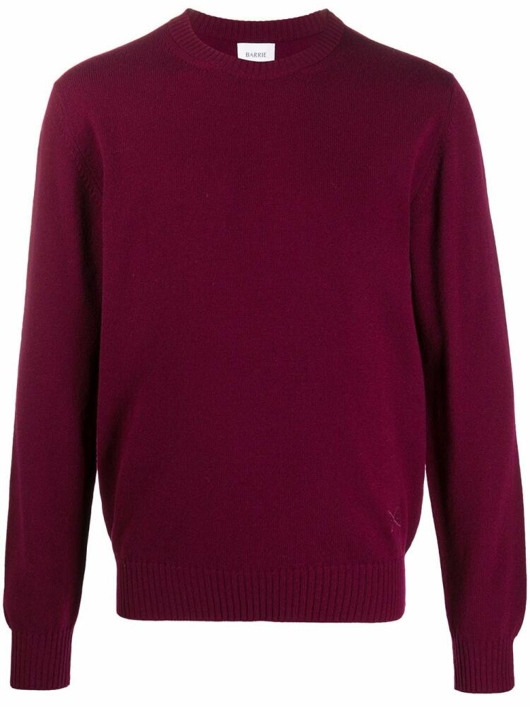 Barrie logo cashmere jumper - Purple Cover