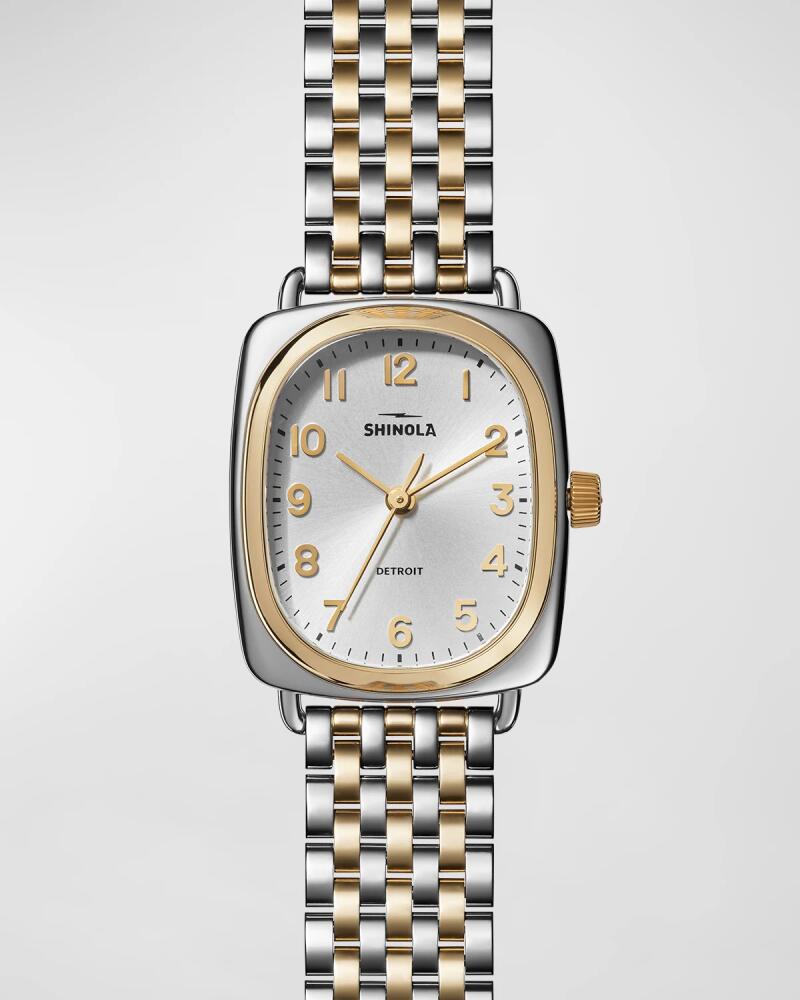 Shinola Bixby Steel and Gold PVD Bracelet Watch, 29x34mm Cover