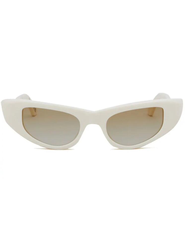 Marni cat eye-frame gradient sunglasses - White Cover