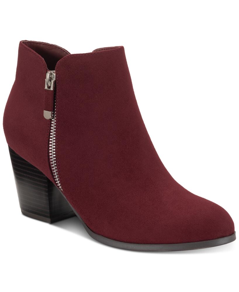 Style & Co Women's Masrinaa Ankle Booties, Created for Macy's - Scarlet Mc Cover