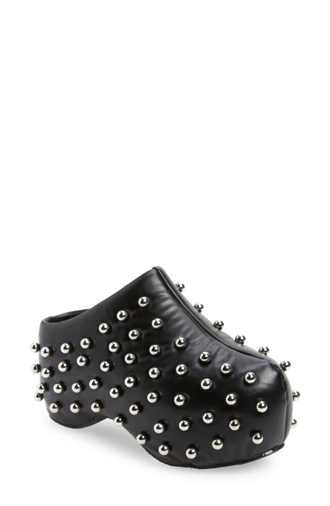 AZALEA WANG Romesco Studded Platform Clog in Black Cover