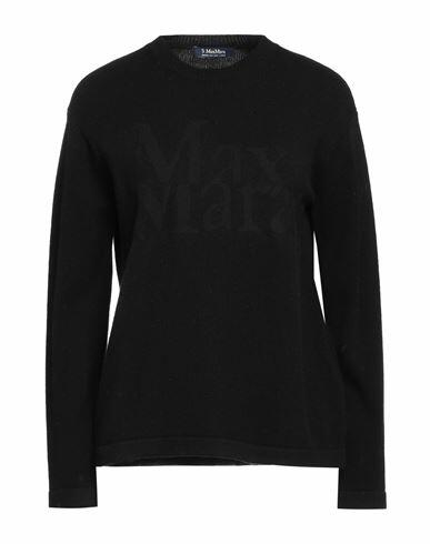 's Max Mara Woman Sweater Black Wool, Cashmere Cover