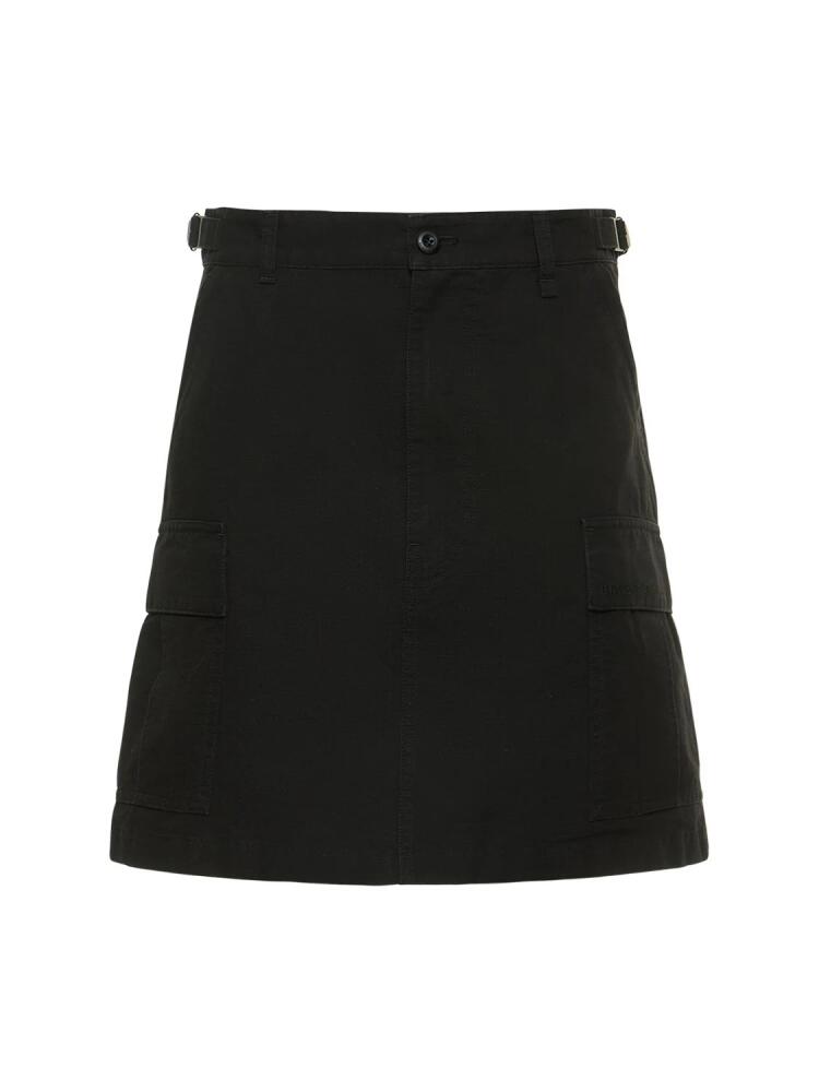 BALENCIAGA Mini Cotton Cargo Skirt Cover