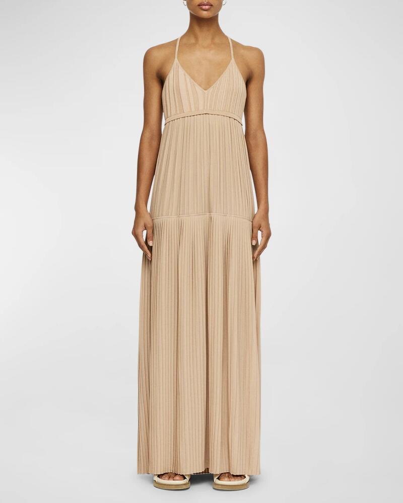 Joseph Amicie Pleated Empire Maxi Dress Cover