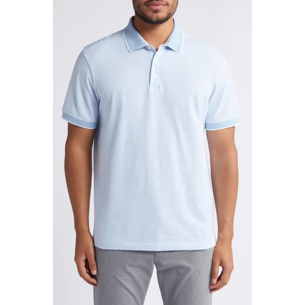 Nordstrom Tech-Smart Performance Polo in Blue Falls Feederstripe Cover