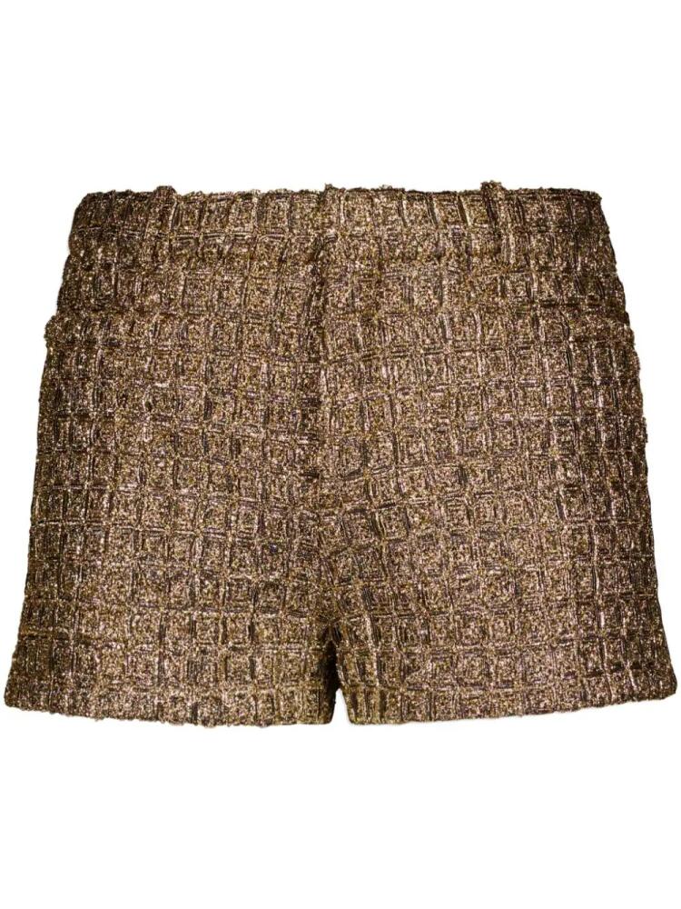 TOM FORD tweel mini shorts - Gold Cover