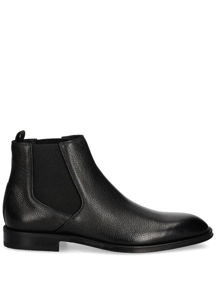 BOSS leather chelsea boots - Black Cover