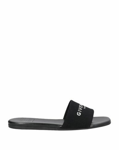 Givenchy Woman Sandals Black Textile fibers Cover