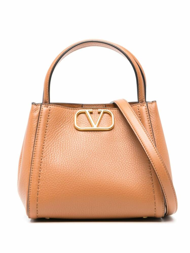 Valentino Garavani small Alltime tote bag - Brown Cover