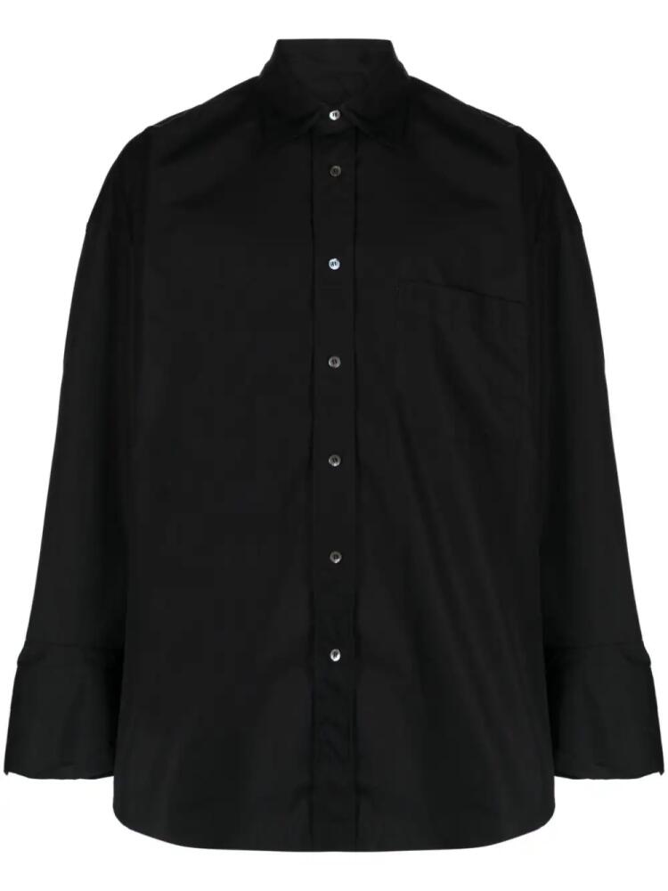 marina yee oversized string shirt - Black Cover