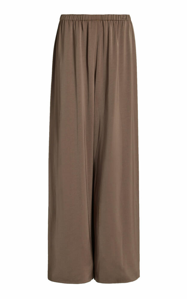 Jenni Kayne - Demi Crepe Wide-Leg Pants - Taupe Cover