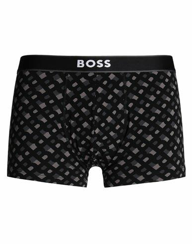 Boss Man Boxer Black Cotton, Elastane Cover