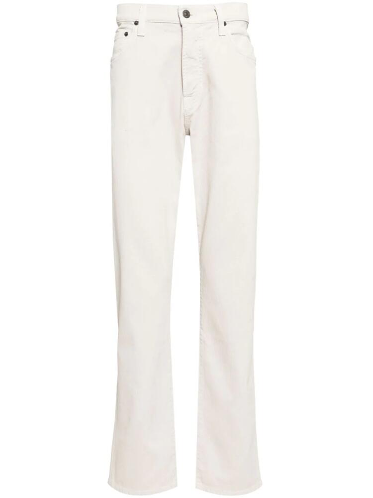 Citizens of Humanity Elijah straight-leg cotton trousers - Neutrals Cover