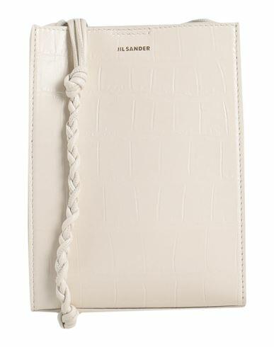 Jil Sander Woman Cross-body bag Off white Calfskin Cover