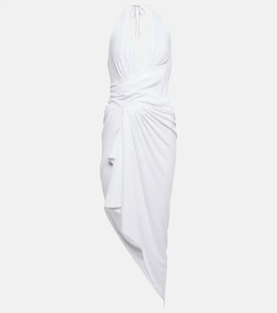 Alexandre Vauthier Asymmetrical halterneck midi dress Cover