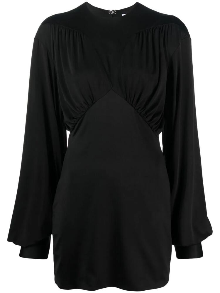 The Attico Judy split-sleeve minidress - Black Cover