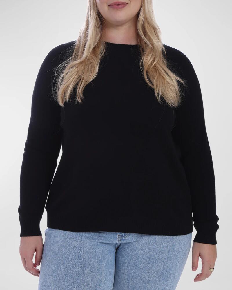 Minnie Rose Plus Size Cashmere Crewneck Sweater Cover