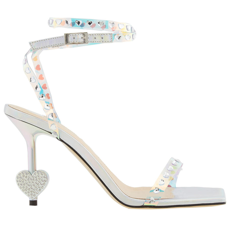 Mach & Mach Irisdescent 95 Amelia Heart Heeled Sandals Cover