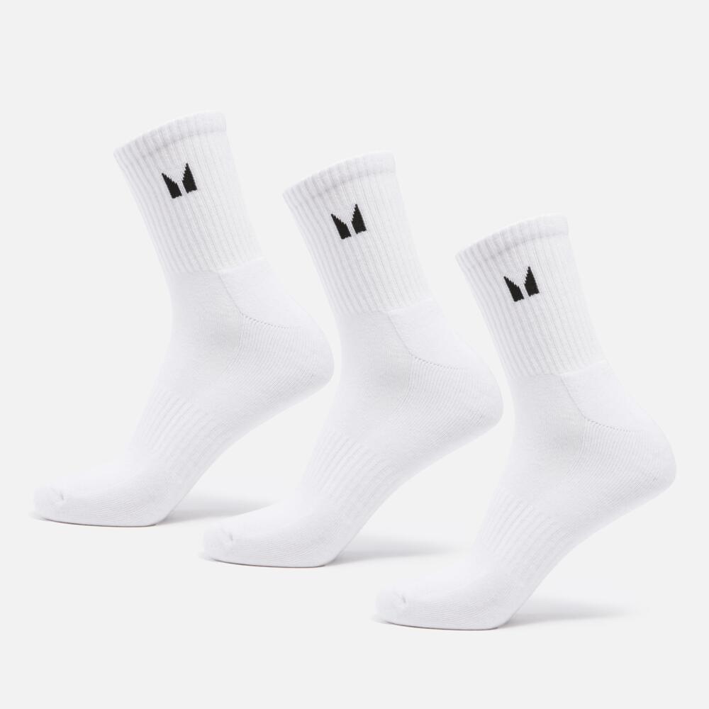 MP Unisex Crew Socks (3 Pack) - White Cover