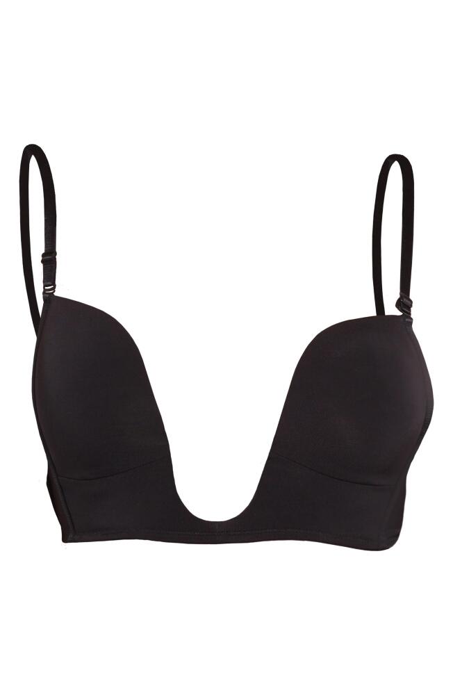 FASHION FORMS Plunge Seamless Wireless Bra in Black Cover