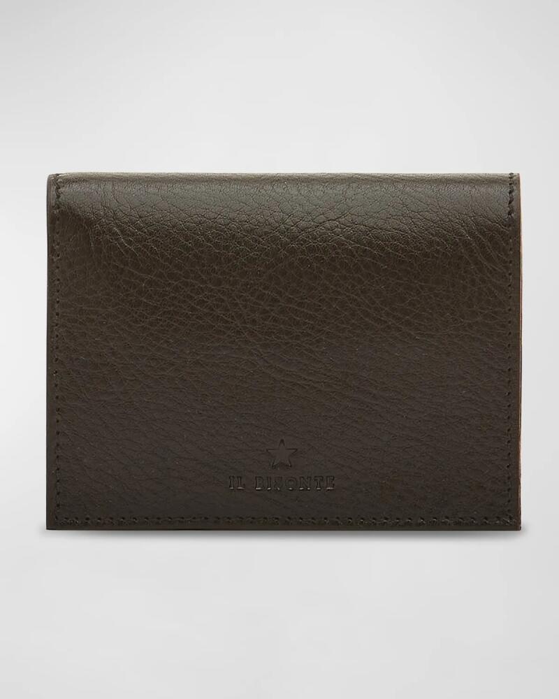 Il Bisonte Oliveta Bifold Vacchetta Leather Wallet Cover