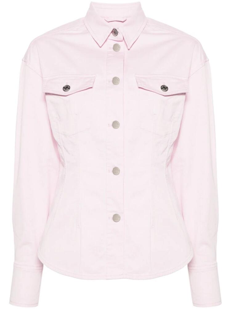 SAMSOE SAMSOE Salix buttoned overshirt - Pink Cover