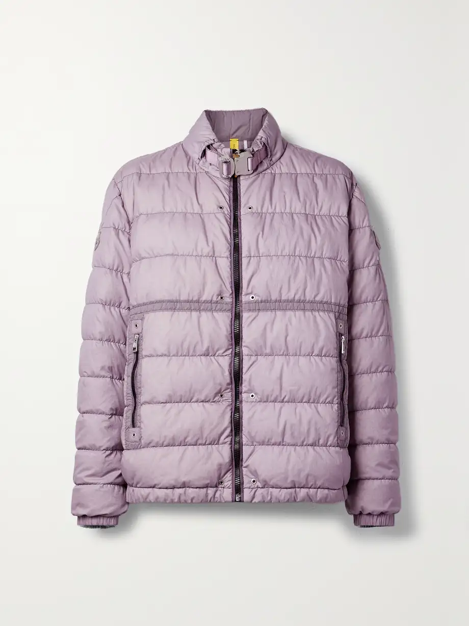 Moncler Genius - + 1017 Alyx 9sm Mahondin Quilted Shell Down Jacket - Purple Cover