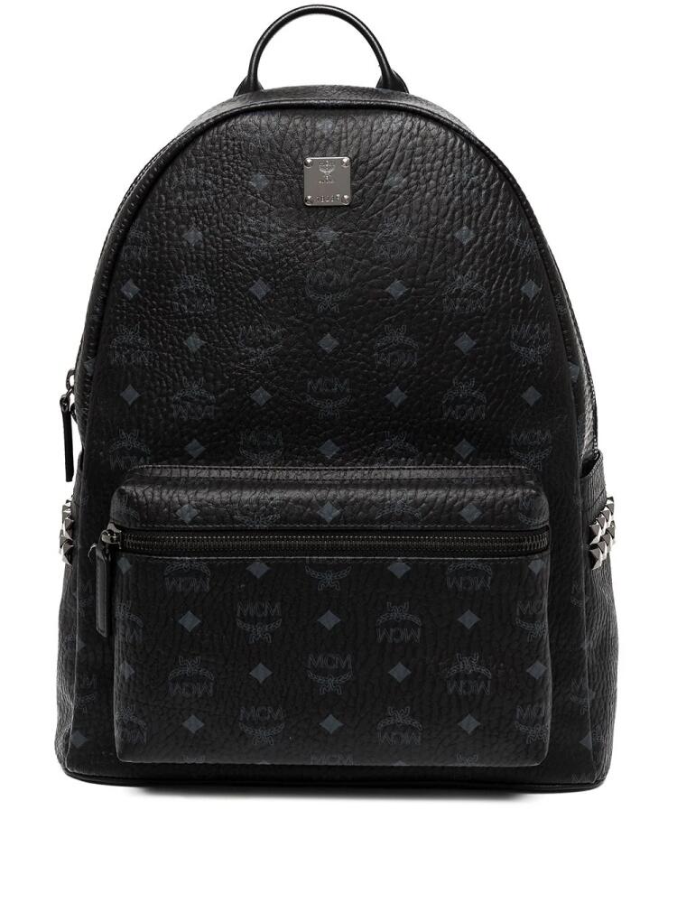 MCM medium Stark stud embellished backpack - Black Cover