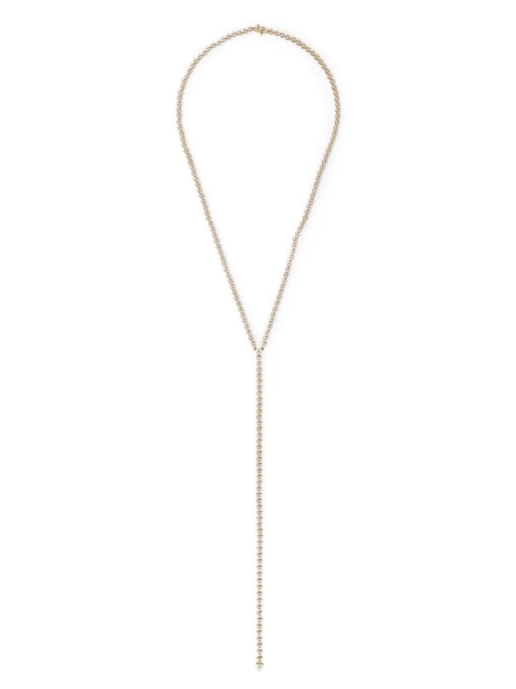 Jacquie Aiche 18kt yellow gold Lizette Y diamond necklace Cover