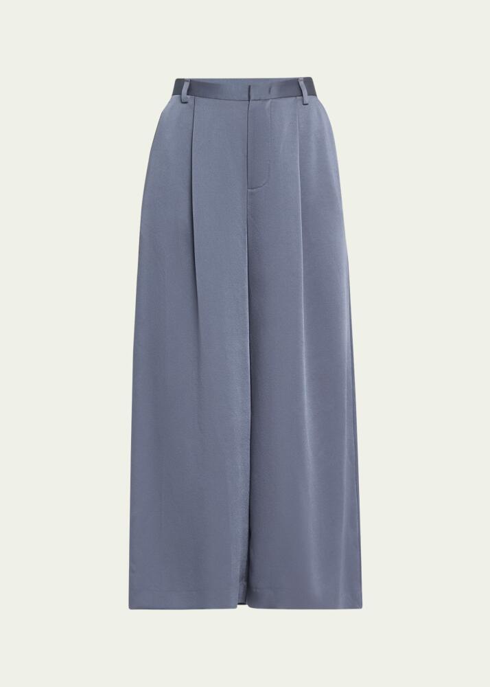 Vince Mid-Rise Satin Culottes Cover