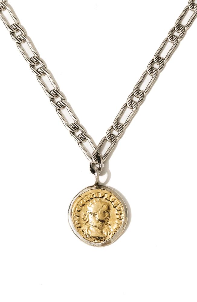 Child of Wild Aurelian Coin Pendant Necklace in Silver Cover