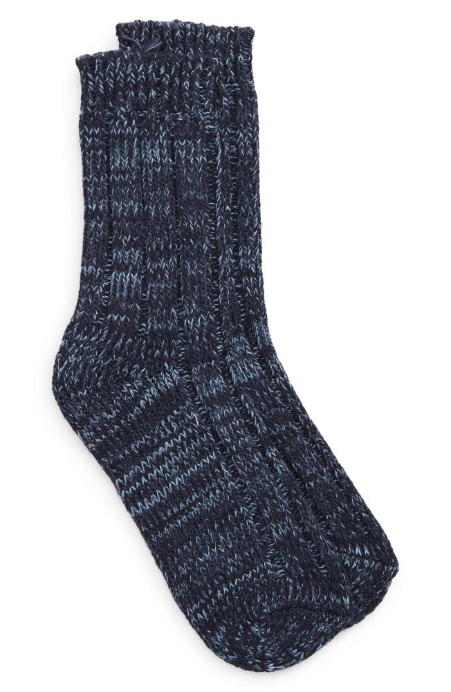 Birkenstock Cotton Twist Crew Socks in Blue Cover