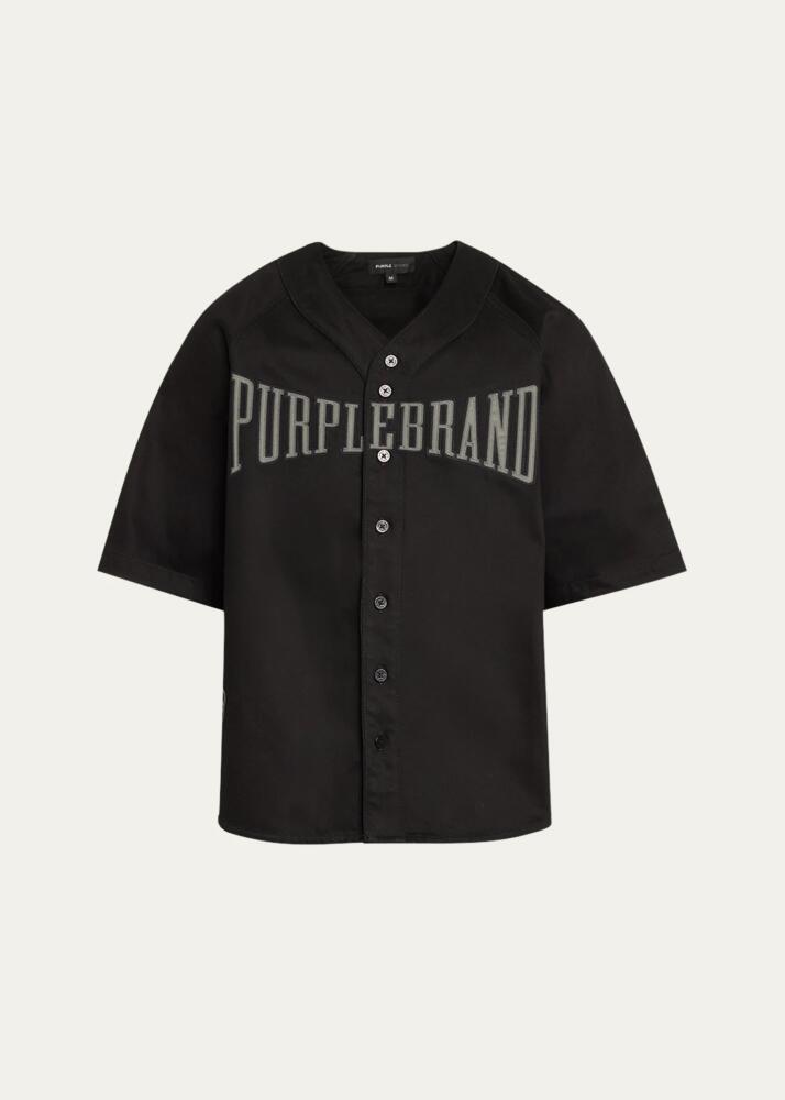 PURPLE Men's Logo Baseball Shirt Cover