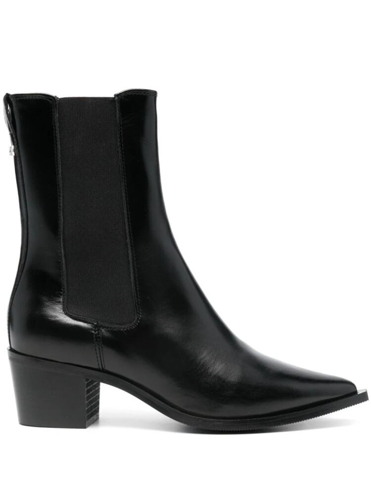 Calvin Klein 60mm leather boots - Black Cover