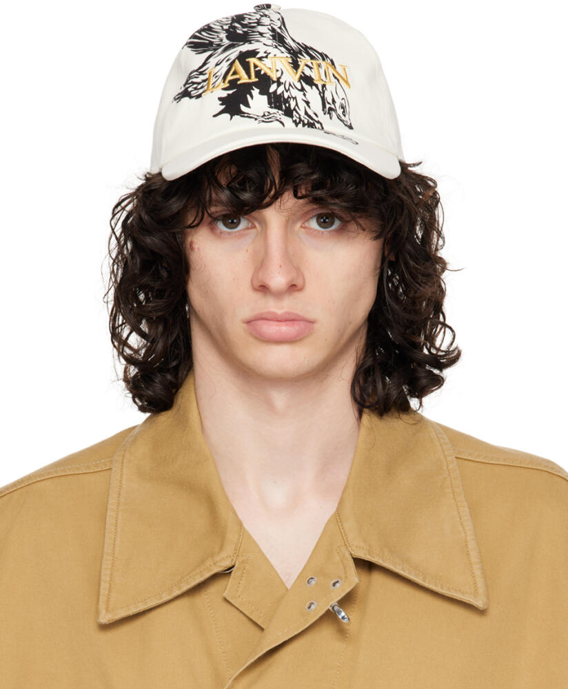 Lanvin Off-White Future Edition Eagle Cotton Cap Cover